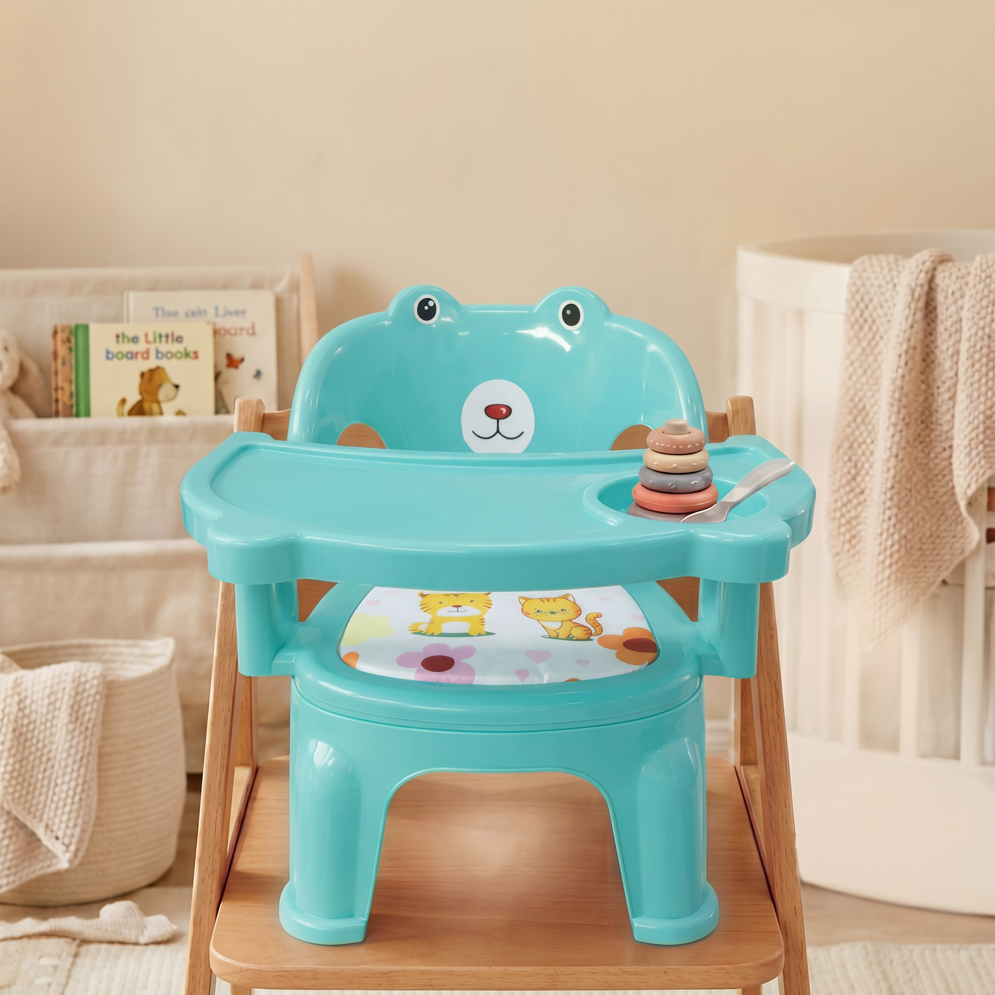 Baby Feeding Chair (with Tray Strong and Durable Plastic Chair for Kids)